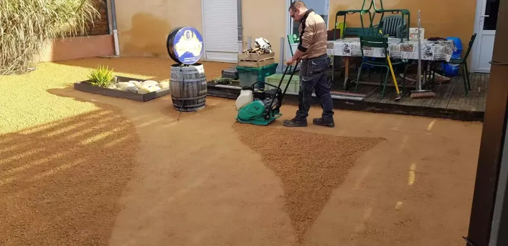 Travaux d’aménagement extérieur près de Mâcon 